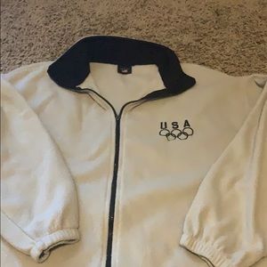 U.S.A. fleece zip up